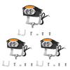 12-80V LED Fog Spot Light High Low Beam Strobe Owl Eye LED Lights Waterproof Motorbike Running Lamp Motorbike Scooter Fog Lamp