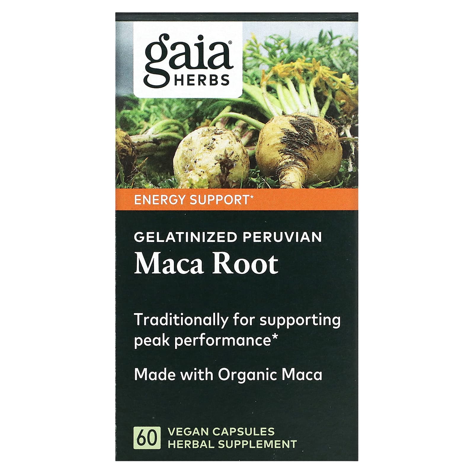 

Gelatinized Peruvian Maca Root, Veggie Capsules 60 (500Mg per Capsule)