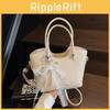 Bow Lace Water Bucket Handbag Single Shoulder Crossbody Bag Women Gift Fashion