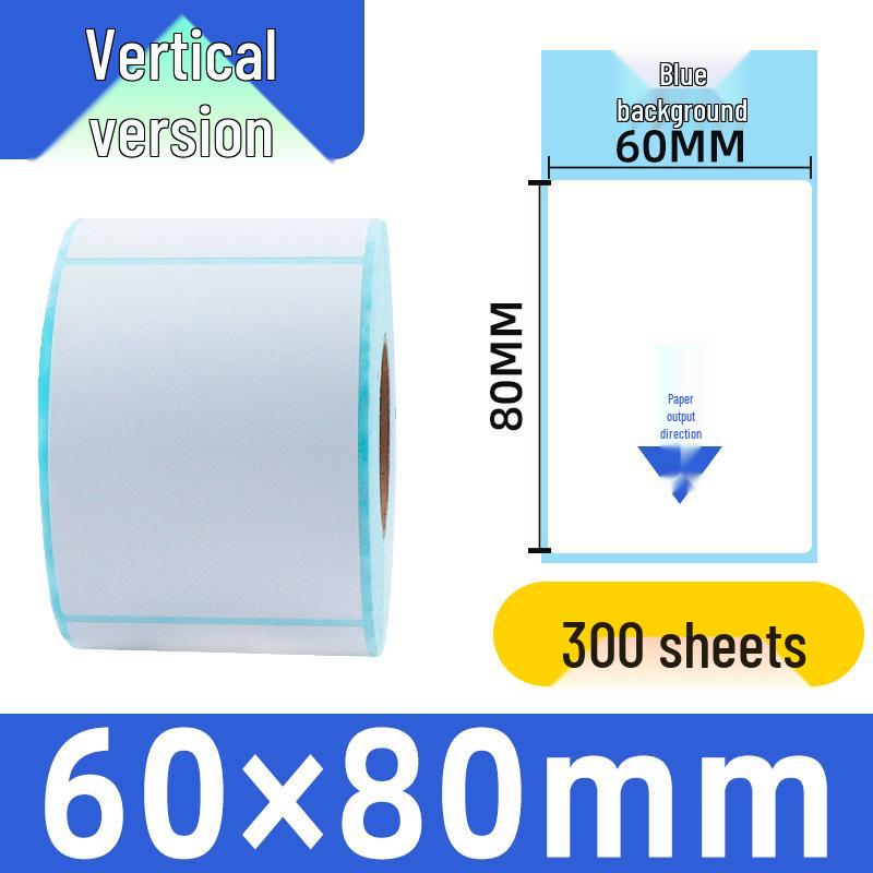 Durable 100x100 Self-Adhesive Thermal Label Paper for Supermarket Barcodes & Express Waybills