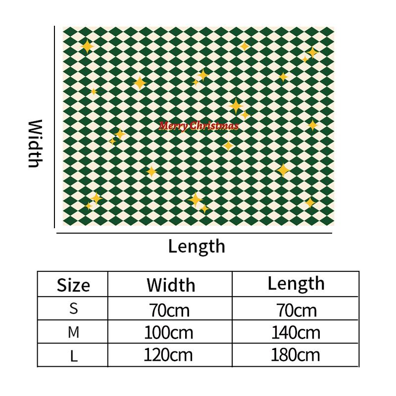 Christmas Tablecloth Christmas Decorative Table Cover Xmas Party Table Runner Navidad New Year Supplies Party Table Cloth