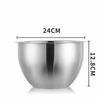 JINGRX Stainless Steel Deep Mixing Bowl