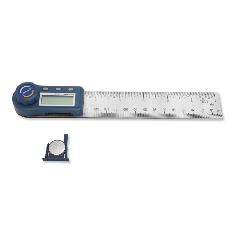 Shahe 0-200 Mm 7'' Digital Protractor Angle Ruler Electron Goniometer Protractor Inclinometer Angle Meter Measuring Tools