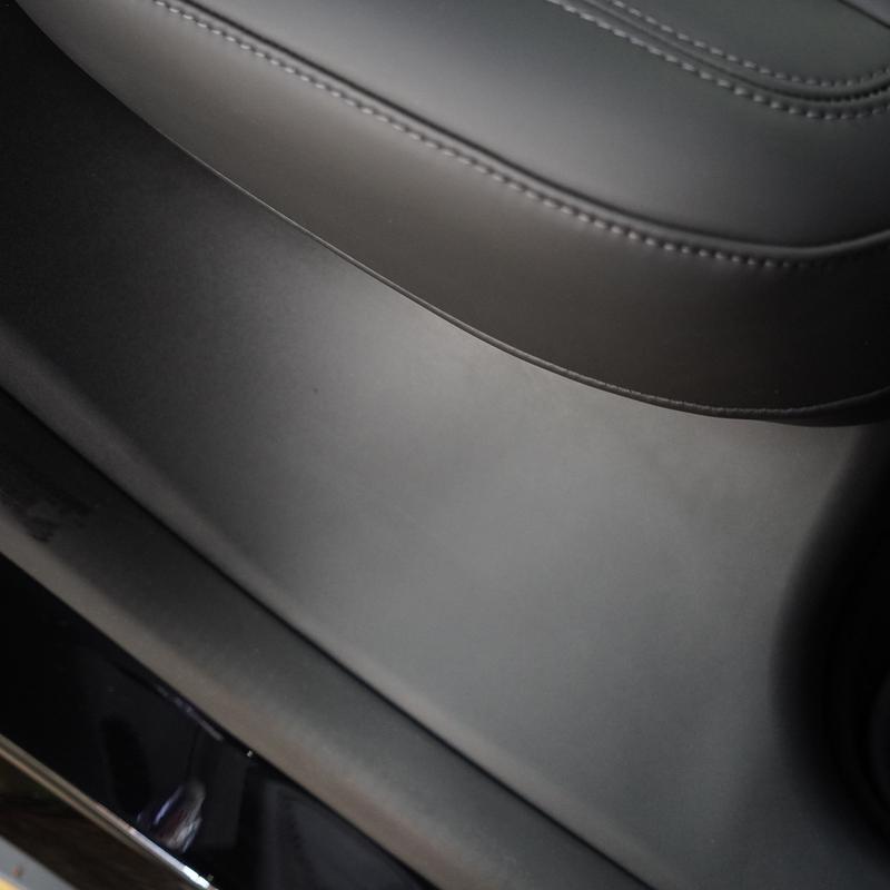 Car Door Sill Guards For Tesla Model Y ABS Car Door Entry Guards Scratch Cover Protector ABS Sill Scuff Cover Panel Black