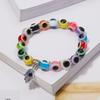 Lucky Turkish Evil Eye Beaded Bracelet 2026 New Design Colorful Eyes Fatima Hand Pendant Bracelets For Women Men Couple Jewelry
