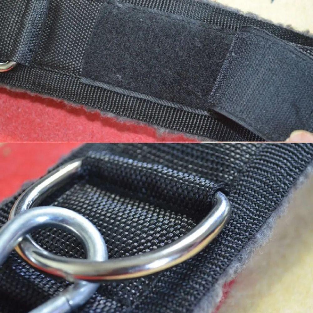 Baumwollfutter Fitness Knöchelschnalle Verstellbar Hand Oberschenkelübungen Knöchelriemen Beinmanschetten Gepolstert Bequem Beinkrafttrainer
