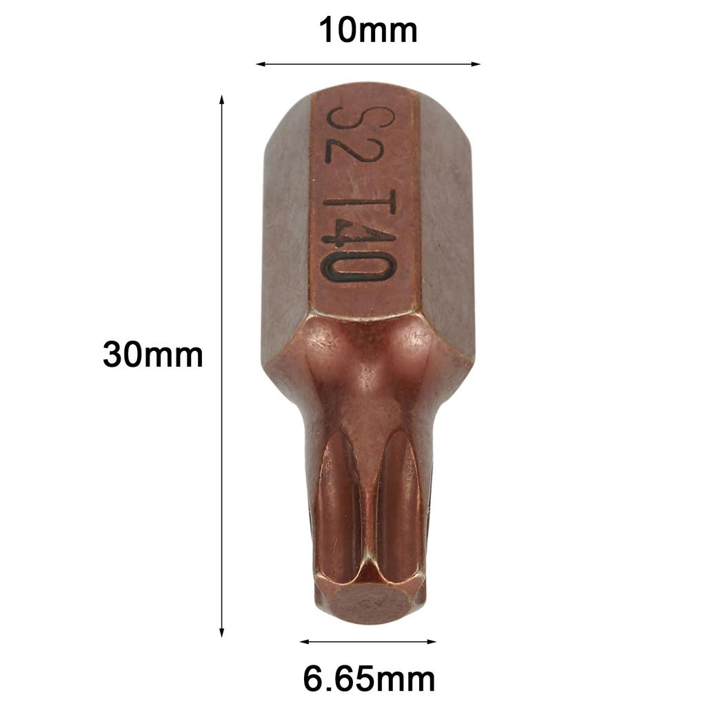Magnetische Torx-Schraubendreherbits Sicherheits-Manipulationssichere Schraubendreherbits Legierungsstahl T20 T25 T30 T40 T45 T50 T55