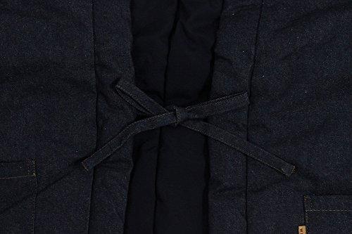 [Tosen] Unisex Denim Hanten (Half-Ten), Size LL, Blue, Dotera, Chanchanko