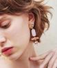 Elyona Ocean Rock & Beads Drop Earrings