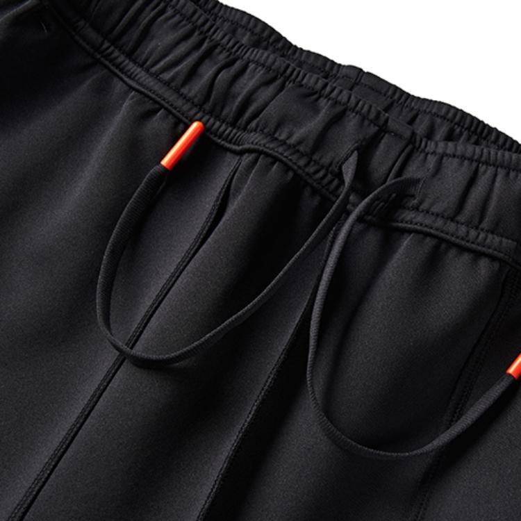 Saucony Solid Color Straight Leg Knit Sports Pants Unisex pants Black SC3230303A-BK01