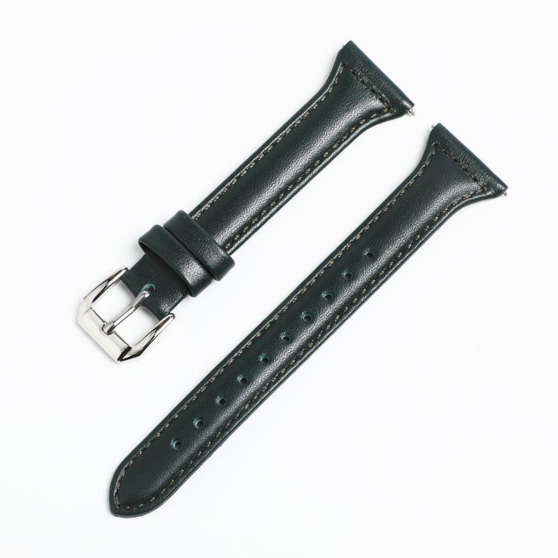 Suitable for Huawei Apple Universal Leather Strap Tide Brand 22mm Leather Strap Small Waist