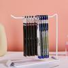 Freestanding Iron Jewelry Holder for Dresser Vanity and Retail Necklaces and Hand Chain Organizer Metal Hanger Rack