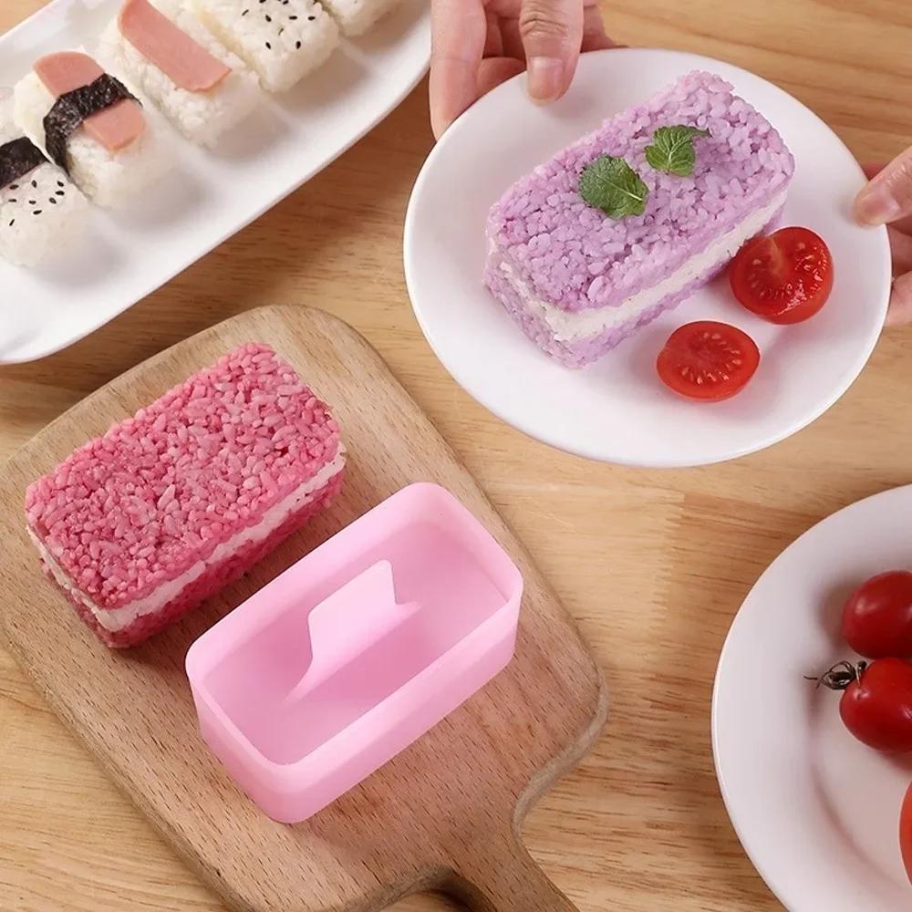 New Rectangular Sushi Mold DIY Reusable Rice Ball Mold Portable Food Tools Kitchen Tool