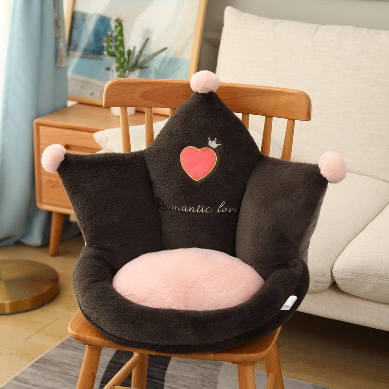 1pc Plush Cushion Soft Cotton Cartoon Comfortable Indoor Cushion Non-slip Breathable Floor Cushion