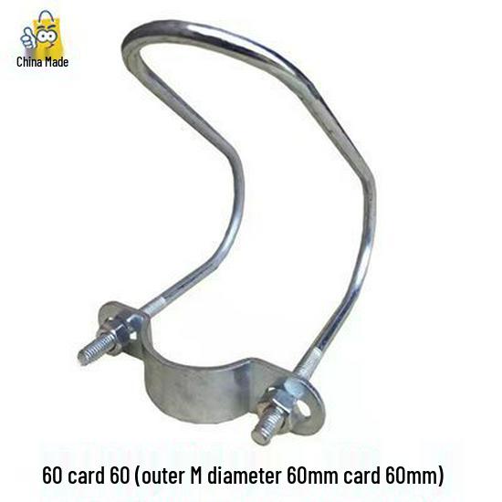 Double U-Bolt Galvanized Cross Pipe Clamp with Free Shipping