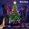 Christmas Decoration Lights 400 LED Christmas Tree Lights with Star Topper Indoor Outdoor String Lights for Yard Party Home