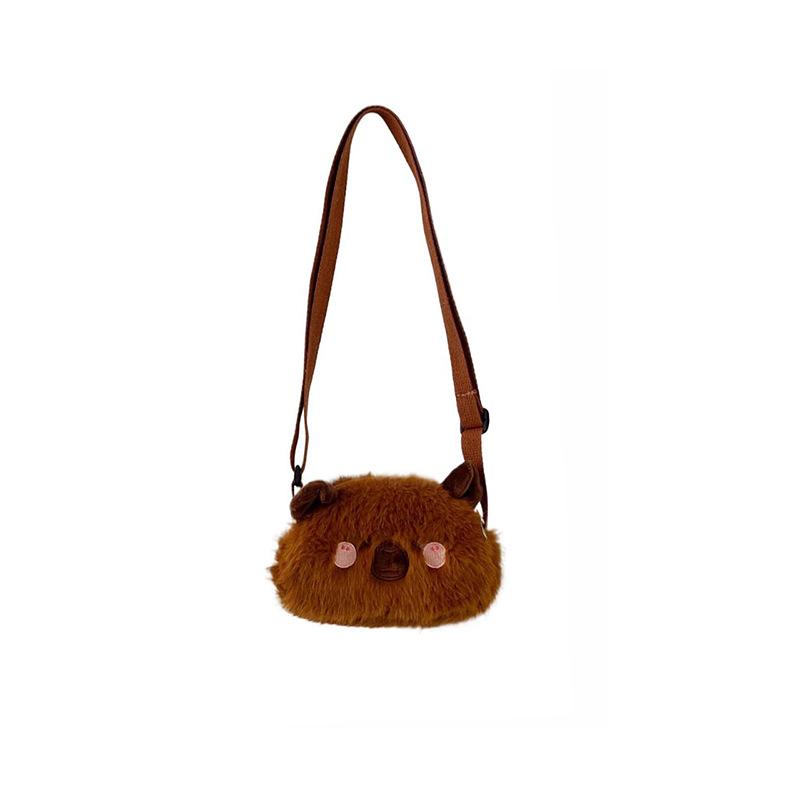 Single-shoulder Bag, Small and Compact Baby Wallet, Children's Plush Bag