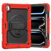 For iPad Pro 13-inch (M4) 2025, Military Grade Shockproof Protector Silicone Cover with Pencil Holder+Handle Shoulder Strap Case