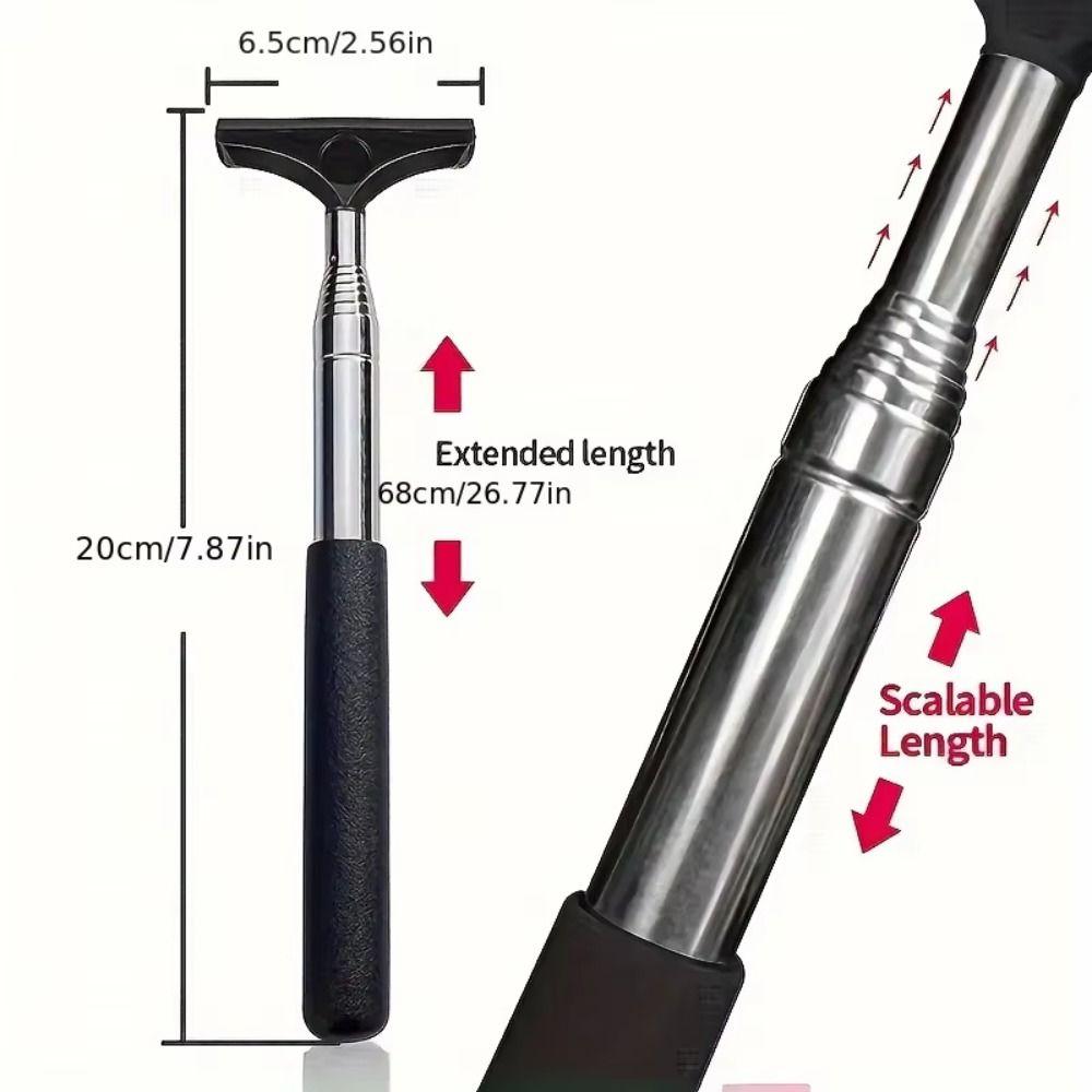 Justerbar Bärbar Bilfönsterrengörare Bärbar Storlek Manuell Vattenskrapa Fönsterrengöring