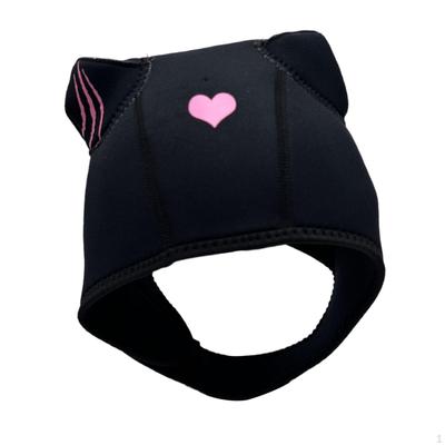 Bonnet de plongée en néoprène 3 mm pour hommes femmes Chapeau de natation imperméable Accessoire pour sports nautiques