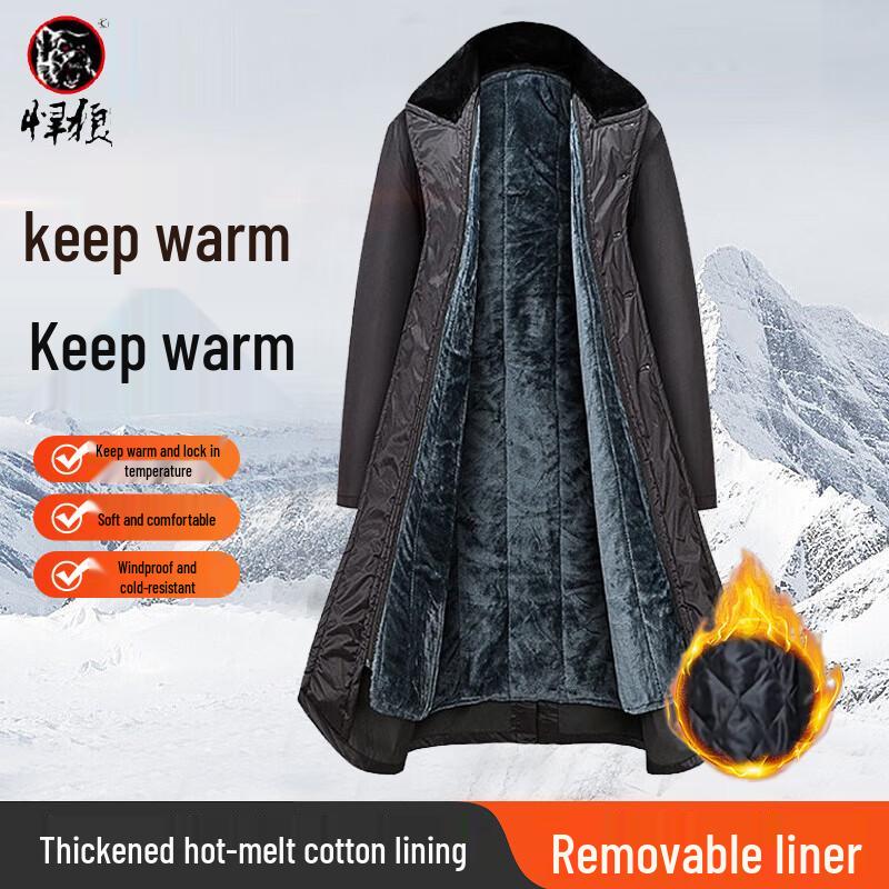 Men s Winter Heavy-Duty Cotton Parka