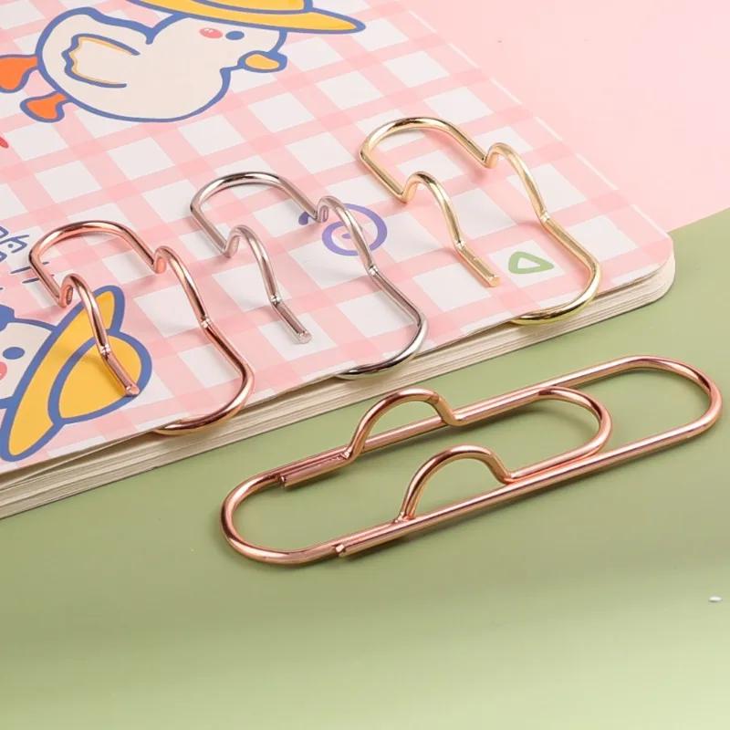 3-1Pcs Multi-functional Paper Clips Paper Fix Clip Pen Holder Bookmarks Photo Memo Ticket Stationery School Supplies Accessories
