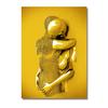Love Couples Poster 3D Metal Figure Statue Canvas Painting Human Body Sculpture Wall Art Printing Picture for Home Room Decor