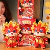Jahr des Jahres 2024, Drache-Maskottchen, Plüschpuppe, chinesisches Neujahr, Sternzeichen, Drache, Stofftiere, Ornament, Glücksdrache, Spielzeug, Zuhause, Party, Dekoration, Festival, Geschenk