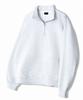 UNDEROFF Oversized Half-Zip Sweatshirt White Melange