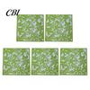 Living Room Decor Panel 5Pcs Hanging Divider Panel, Hollow Flower Butterfly Bird Wall Screen, Hummingbird Square Decorative Partition for Home Office