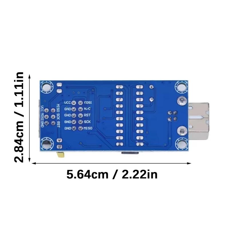 Portable USB Powered AVR Programmer USBTinyISP AVR ISP Programmer For Bootloader Installation 6Pin /10Pin Adapter