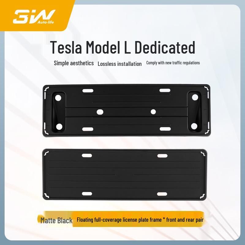 3W Full Coverage License Plate Frame for Tesla Model 3/Y (Refresh)