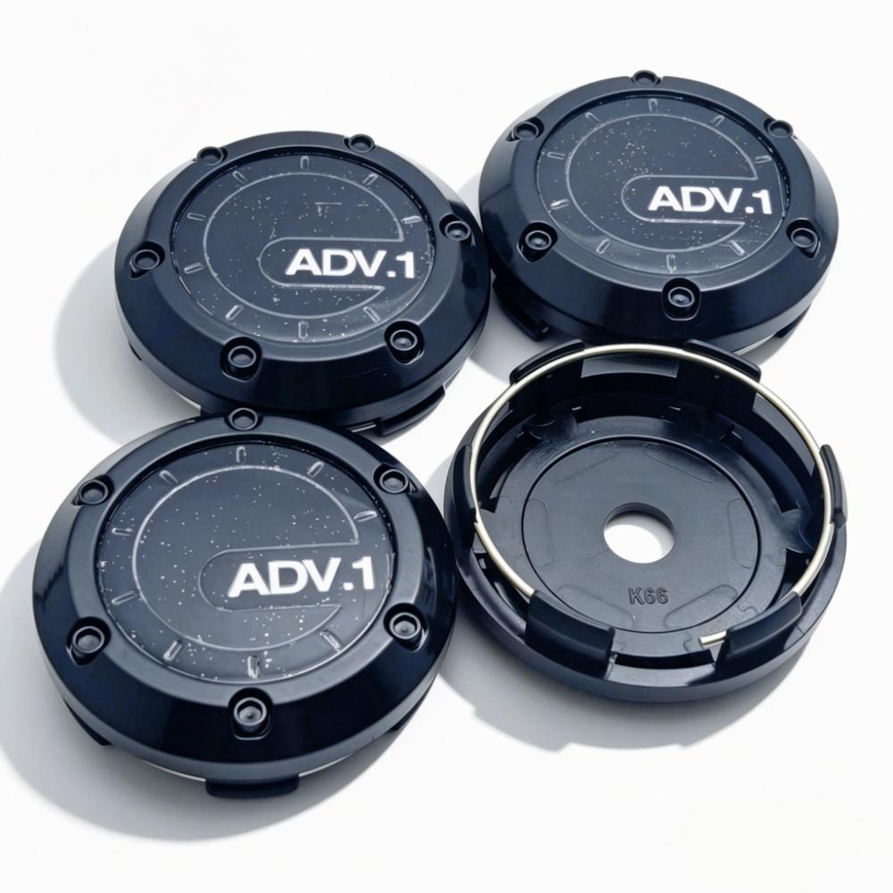 

4pcs ADV.1 Logo Emblem Car Wheel Center Caps O.D 66MM Clips 62MM Wheels Hub Cap ADV Badge Rim Hubcaps Dust Cover Car Accessories ADV.1 Badge&4pcs Design High Cap