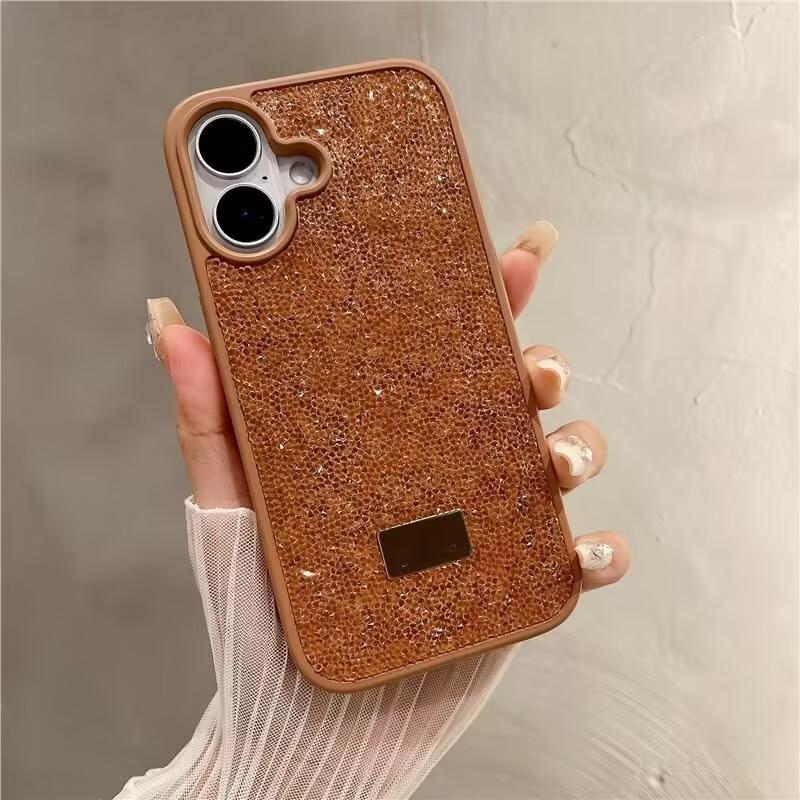 

Розкішний модний Блискучий Діамантовий М який чохол для телефону для iphone17 16 15 11 12 13 14 Pro Max Блискуча Захисна накладка для камери Coque for iphone 17