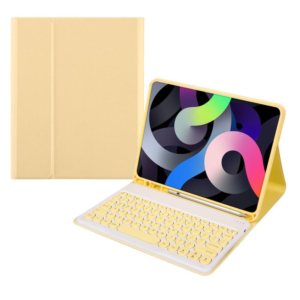 Samsung S9FE/S6 Lite Tablet Bluetooth Keyboard Magnetic Leather Case with Pen Slot