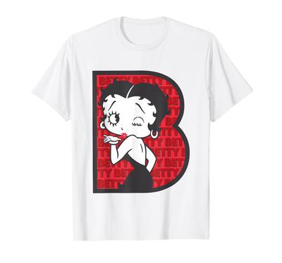 Betty Boop B Winking Letter T-Shirt