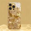 Estojo de Vidro Temperado Dourado com Exclusivo Padrão de Fênix para Samsung Galaxy S25 Ultra S24 S23 Plus S25 FE Capa Traseira de Luxo