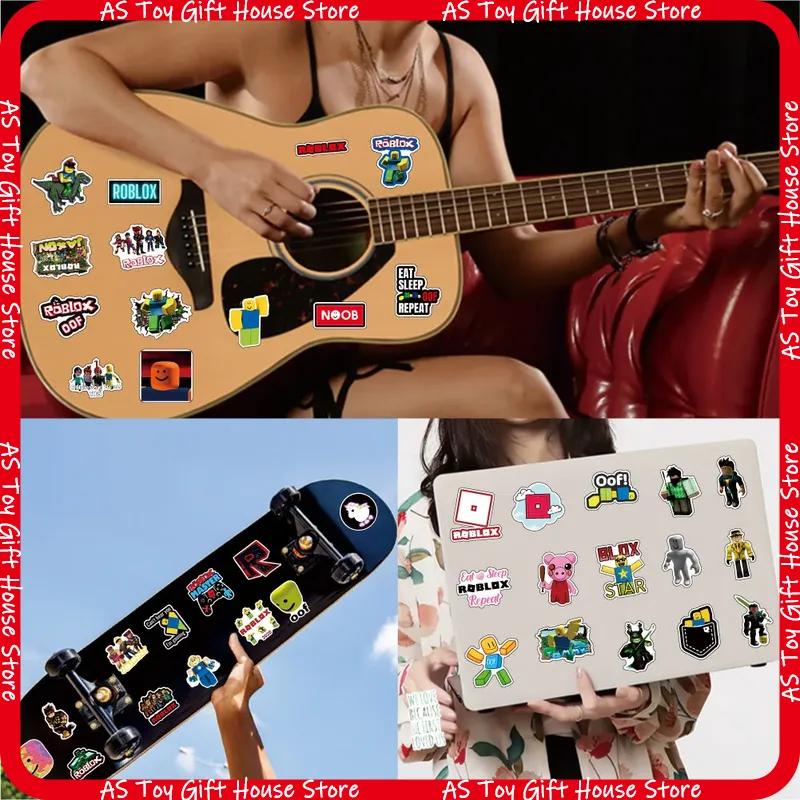 100 Pcs Roblox Stickers Self Adhesive Waterproof Vinyl Decals For Laptop Luggage Notebook Game Fans Creative Stickers Toys Gift