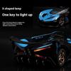 1/32 Bugatti Bolide Miniature GT Die Casting Model Car Metal Alloy Sound & Light Pull Back Children's Toy Car Birthday Gifts Boy