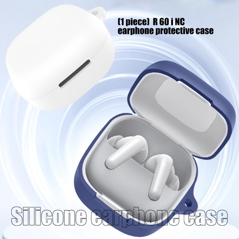 Earbud Case Shockproof Housing Skin-friendly Guarding Washable Shell Nonslip Keep Safe From Accidental Drop for R60i NC