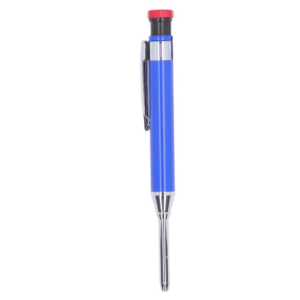 Built-in Sharpener Carpenter Pencil Heavy Duty Deep Hole Tip Construction Pencil  For Woodworking