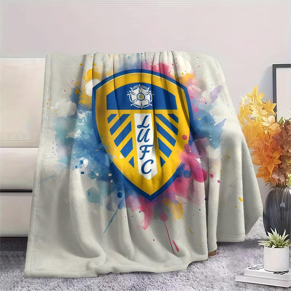 Leeds United Flanelldecke, Hohe Qualität, Bequem für alle Jahreszeiten, Heimdekoration, Wärme und Komfort