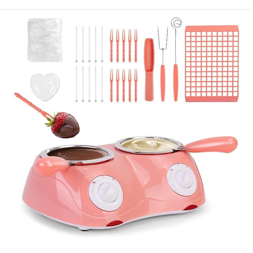 Melting Fondue Set, Electric Chocolate Melting Pot, Chocolate Fondue, Milk Chocolate, Cheese, Butter, Candy Warmer