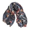 Printed Winter Scarf for Women Artistic Retro Imitation Cashmere Scarf Warm Neck Scarf  Ethnic Style Shawl
