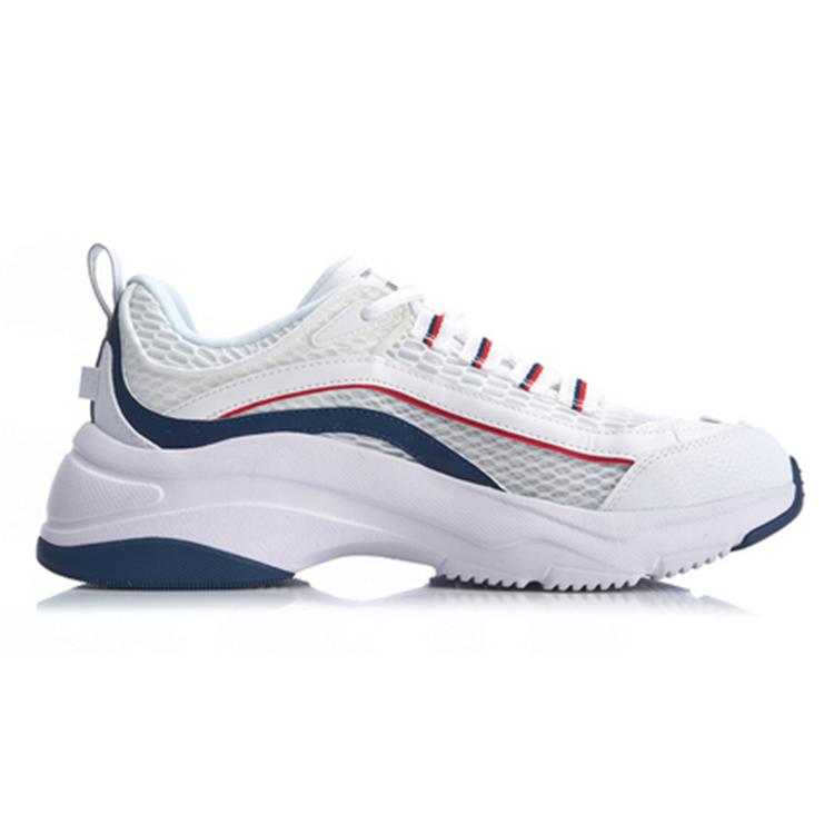 Li Ning Aurora WindWalker Slip Resistant And Breathable Low Top Sports Casual Shoes White AGCQ043-2