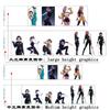 Kawaii K-Pop Demon Hunters Anime Zoe Rumi Mira Saja Boys Superstar Acrylic Surroundings Standing Sign 15Cm Desktop Ornaments