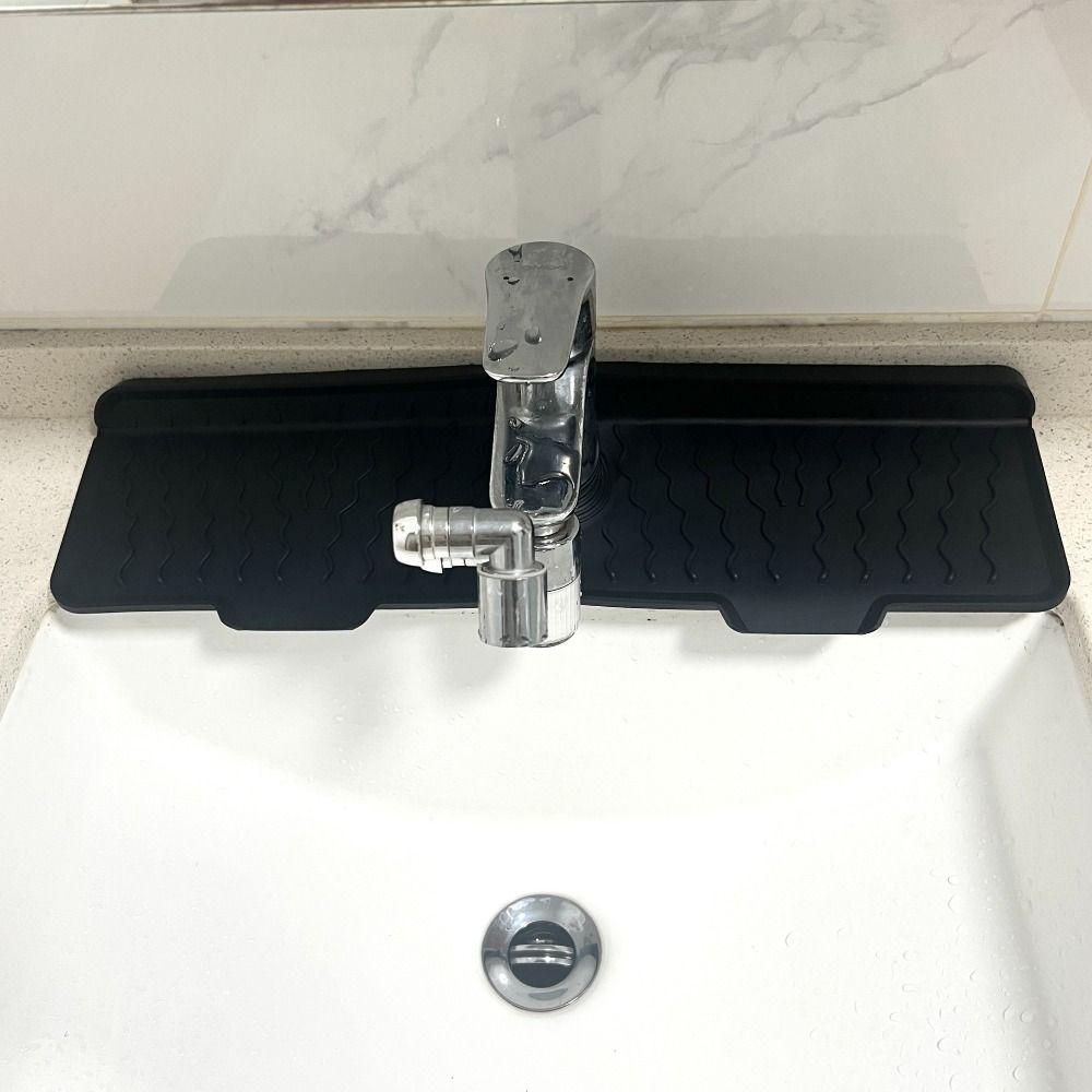 Non-Slip Sink Draining Pad S/M/L Water Drip Catcher Tray Silicone Faucet Mat  Dishwashing Area