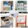 Tenma (Tenma) Simple Small Item Storage Case with Visible Contents, Made in Japan, Plexi Case, Stackable Storage Box with Drawers, Clear Case, Color: