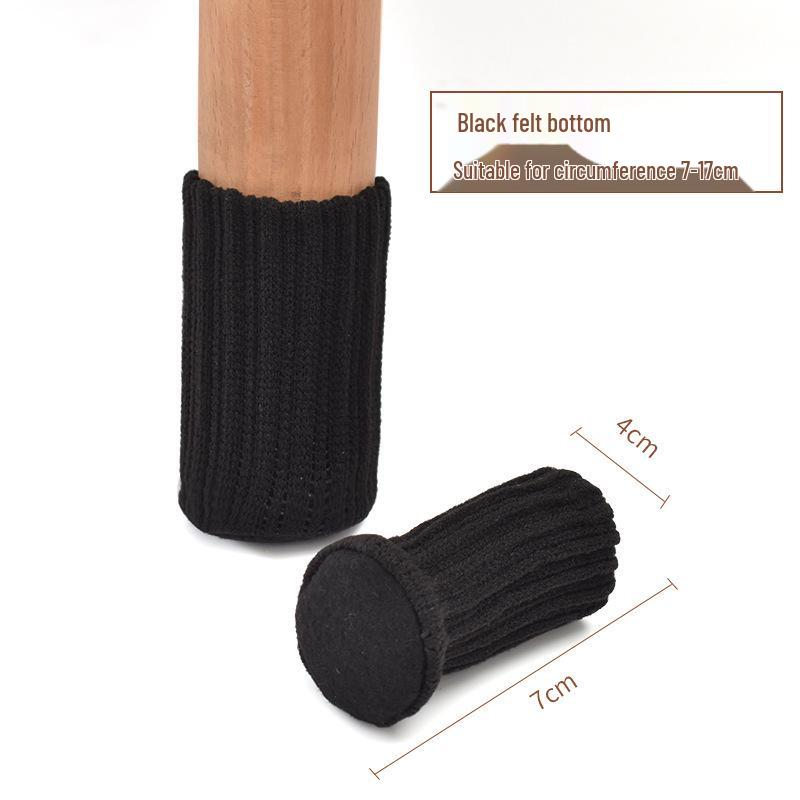 24-teilige rutschfeste Filz-Stuhl- und Tischbein-Schutz - Dicke, verschleißfeste Pads