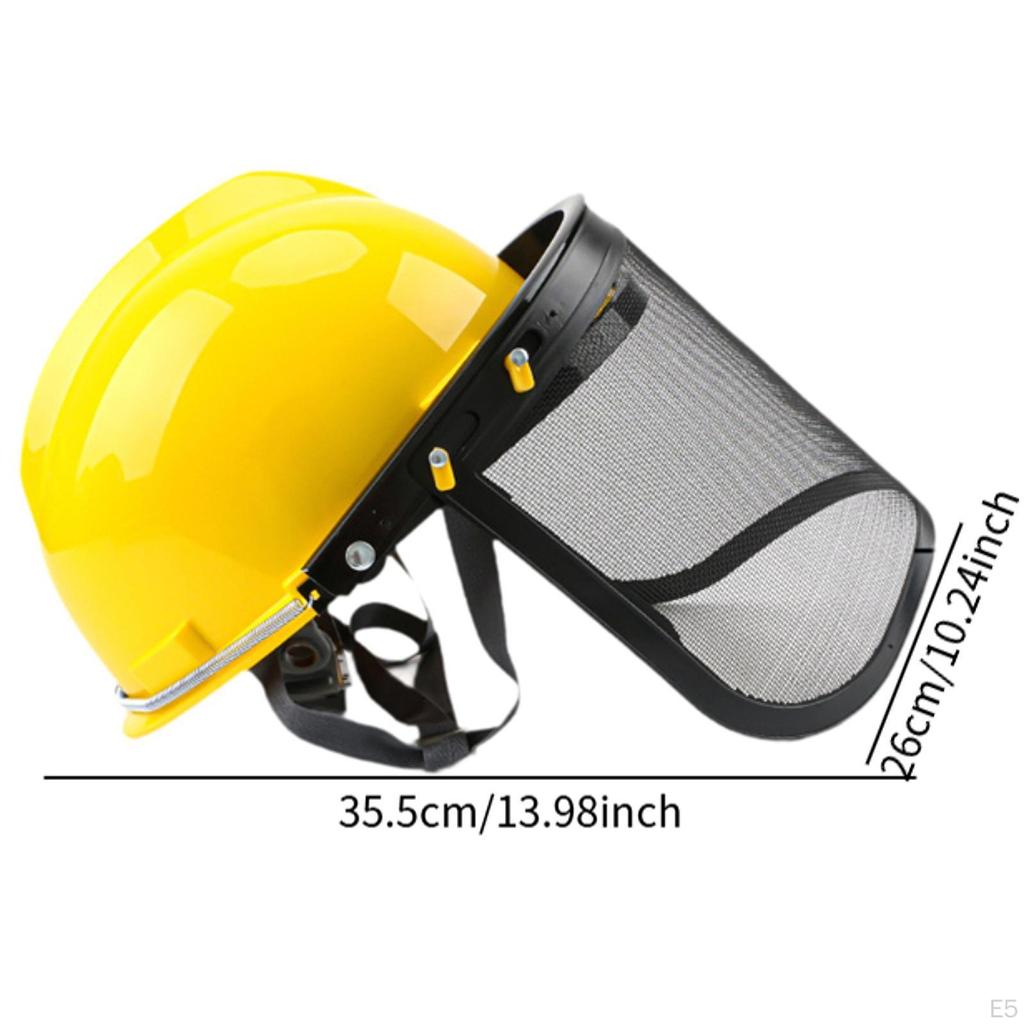 Gesichtsschutz Mesh Visier Abdeckung für Landschaftsbau Einstellbare Volle Schutz